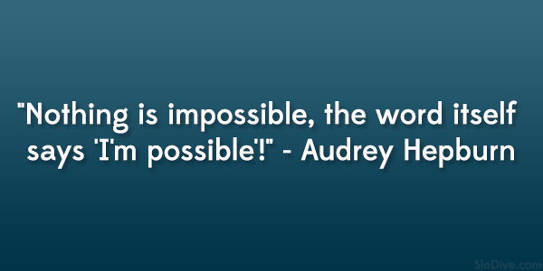 Citation d'Audrey Hepburn