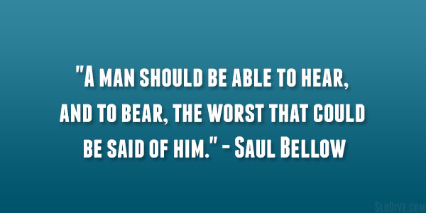 Απόσπασμα Saul Bellow