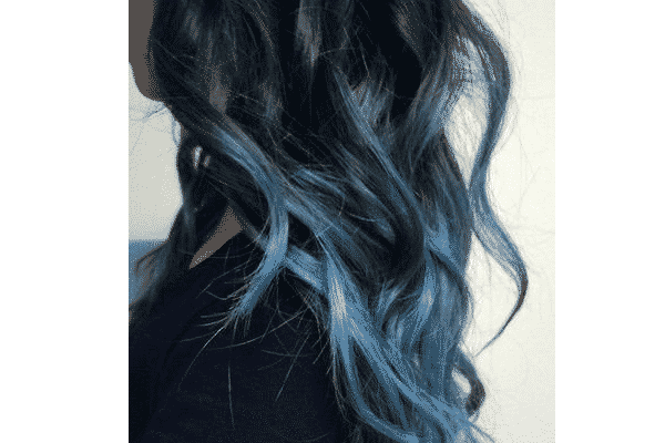 cheveux bleus