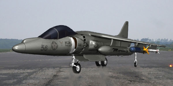 Πώς να μοντελοποιήσετε ένα AV 8B Harrier Jet
