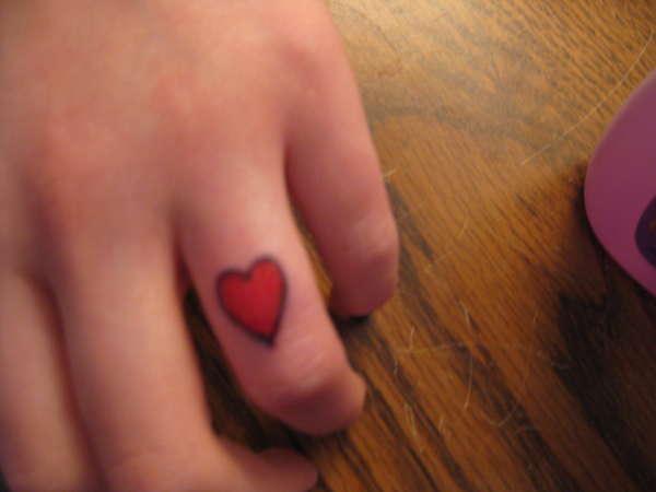 לב האצבע הטבעת שלי
