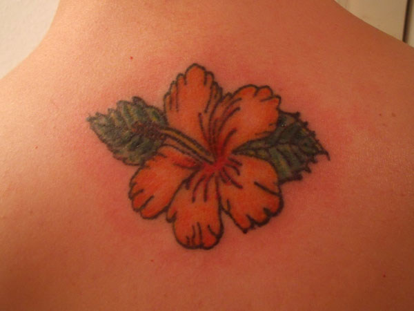 Flower Back Tattoo