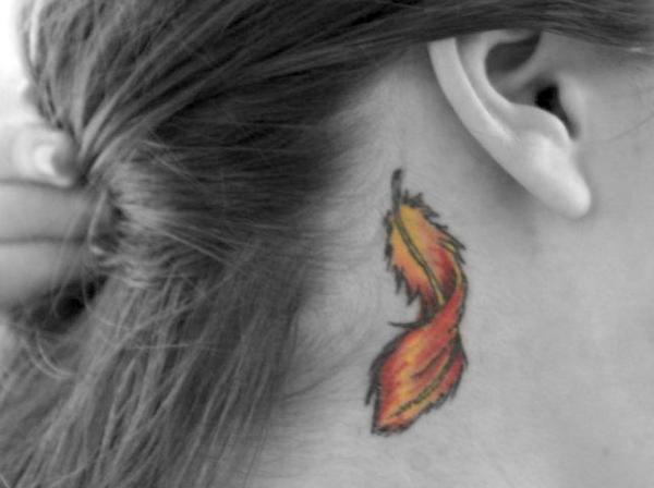 Phoenix Feather Tattoo