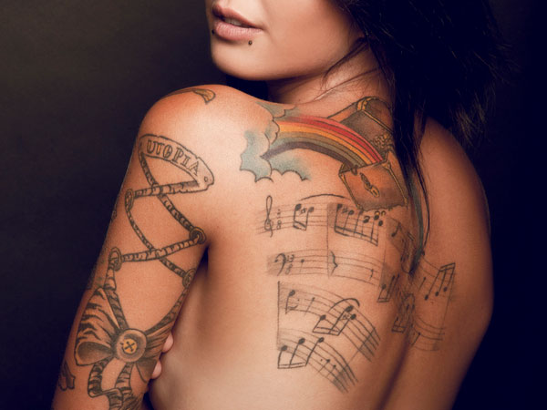 Tattoo Notes de musique Utopia