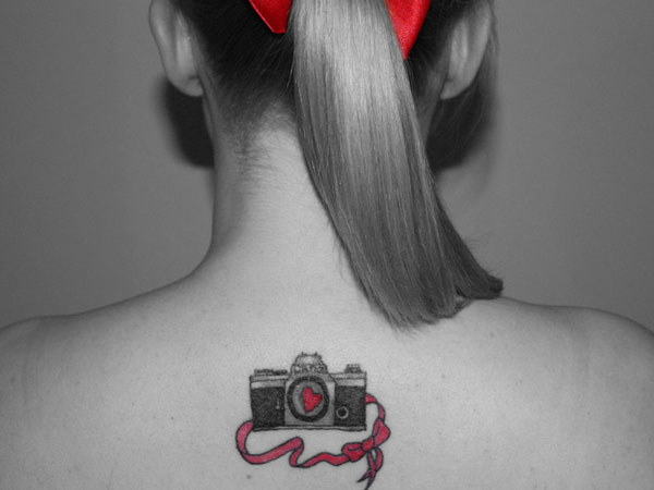 Cool Camera Love Tattoo