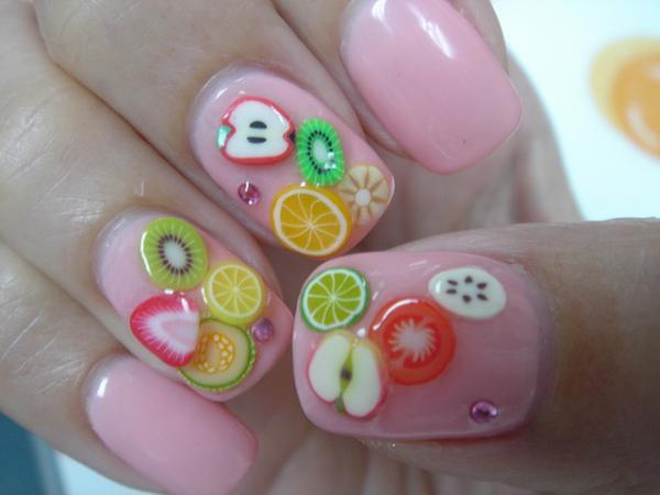 Ongles En Gel De Fruits