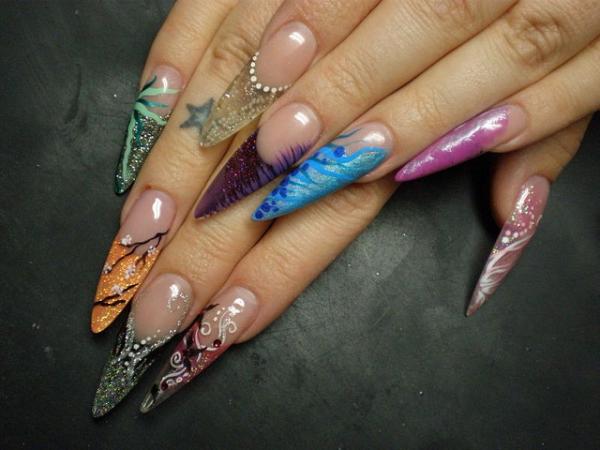 Stiletto Nails Nail Art