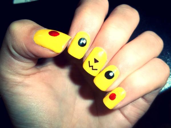 Ongles Pikachu