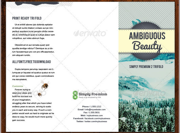 Simply Premium 2 – Brochure à trois volets