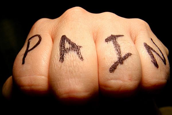 Pain Knuckle Tattoo