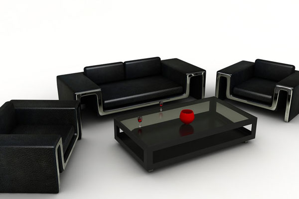 שולחן מודרני כהה