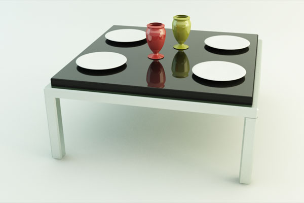 שולחן מודרני פשוט