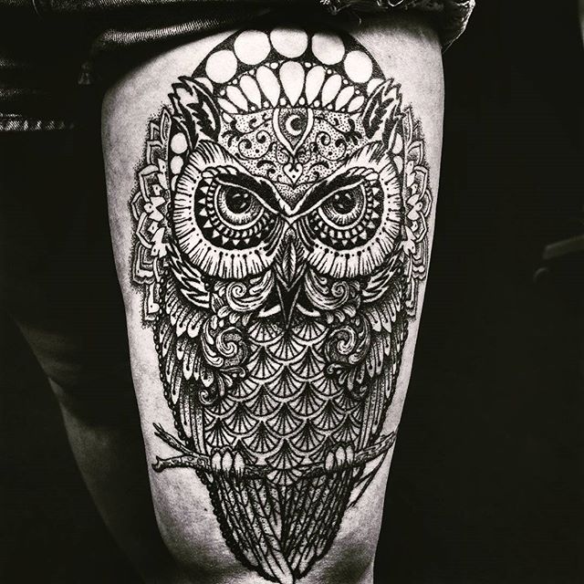 mandala-hibou