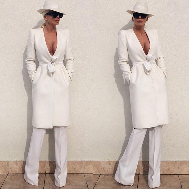 Tenue Glam Tout Blanche