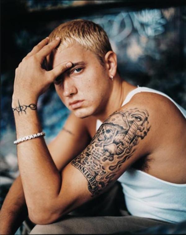 Tatouage bras gauche Eminem