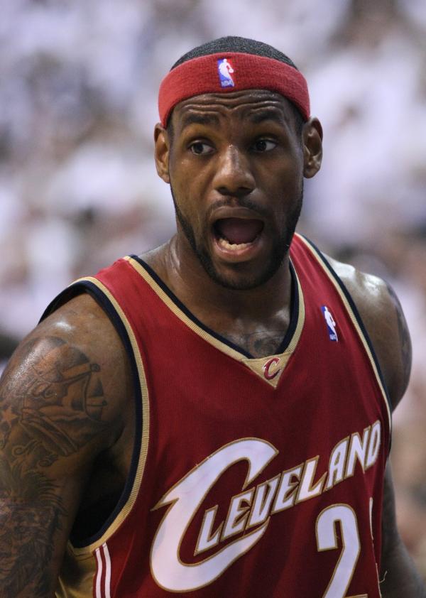 LeBron James Shoulder Tattoo