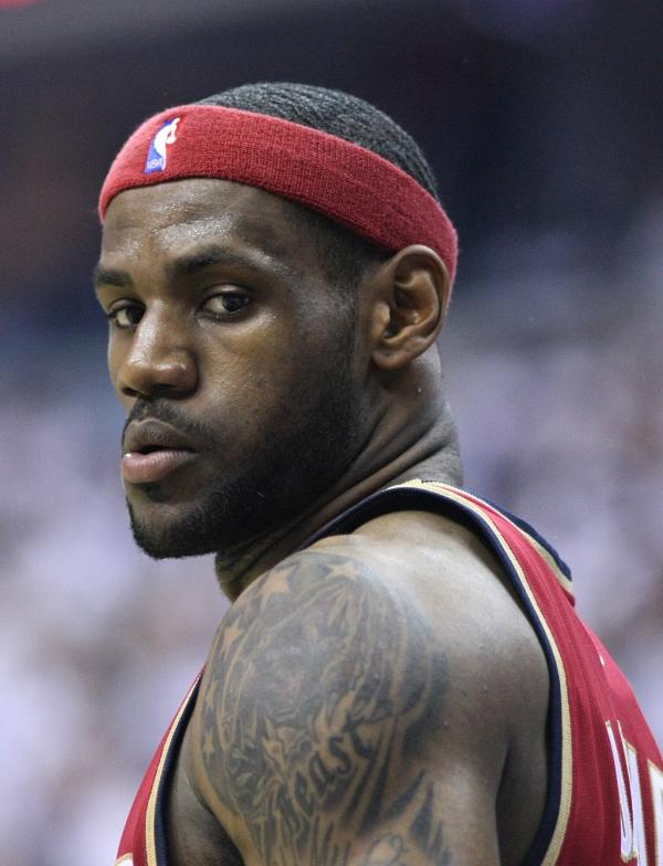 LeBron James Stare