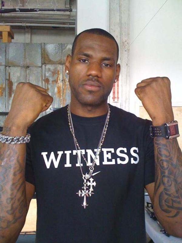 LeBron James Rib Tattoo