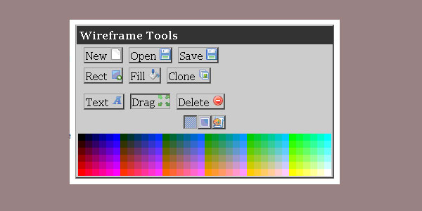 כלי מסגרת Wireframe של אתר אינטרנט