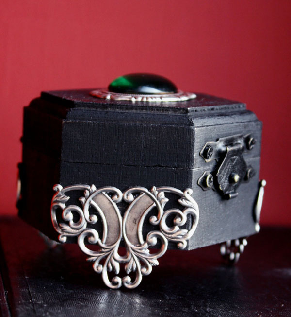 Boîte à bijoux de mode en métal