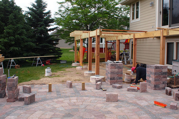 Backyard Pavers Remodel