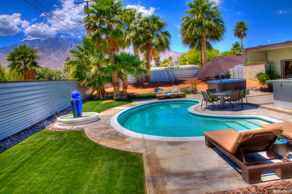 Luxury Resort Backyard