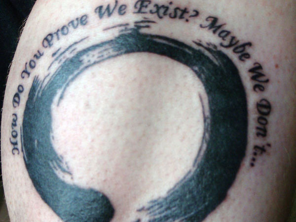 Enso Circle And Quote