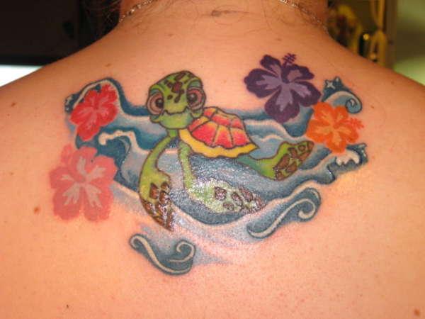 Tatouage Tortue Fou