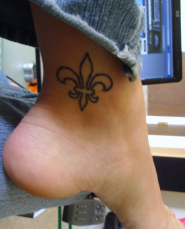 Left Inner Ankle Tattoo