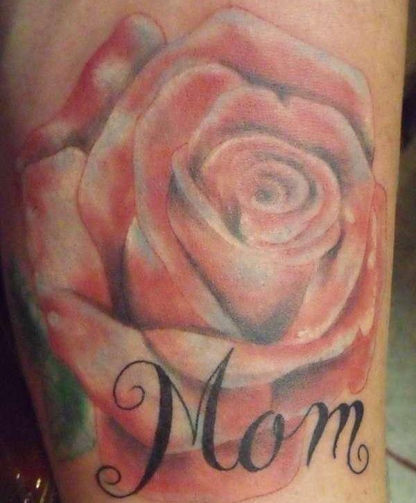 Rose pour maman