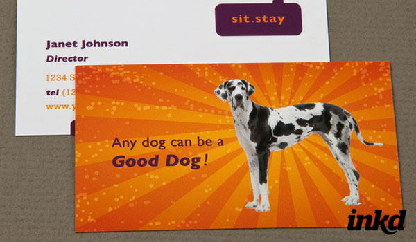 Επαγγελματική κάρτα Dog Trainer