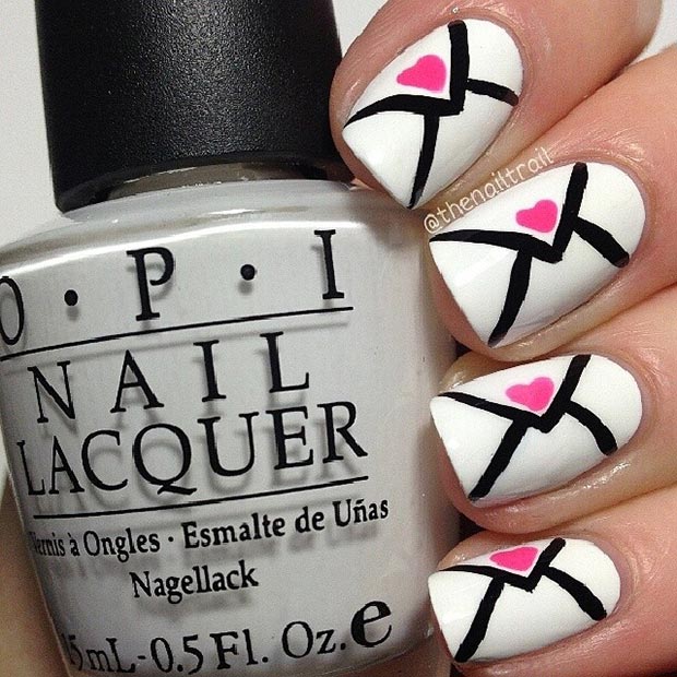 Love Letters Nail Design