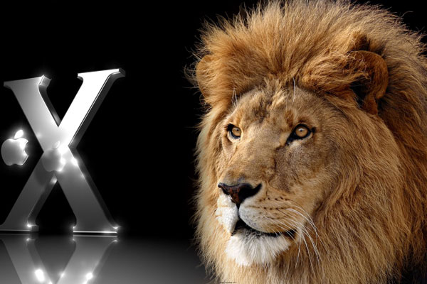 Mac Lion Argent Fond d'écran