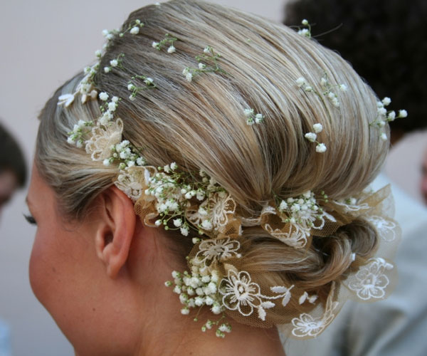 Coiffure Updo décorative