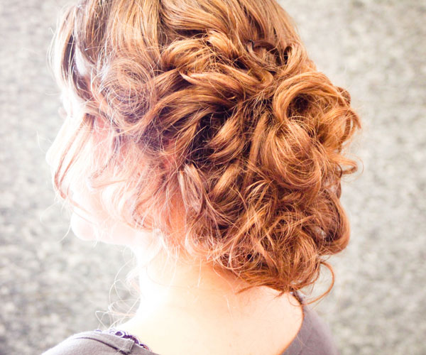 Heavy Curly Updo