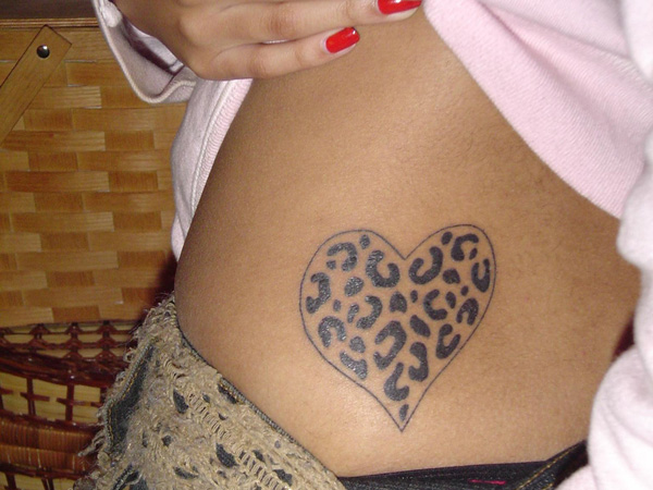 Tatouage coeur sauvage