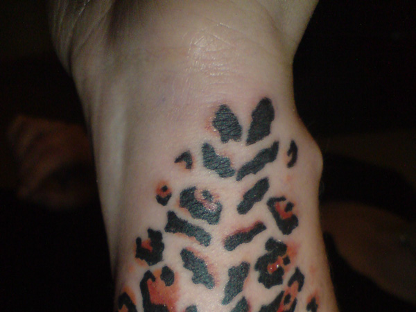 Leopard Print Orange