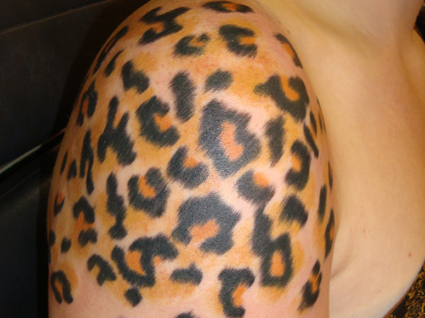 Leopard Colors Tattoo