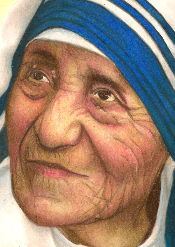 Mère Teresa en prière