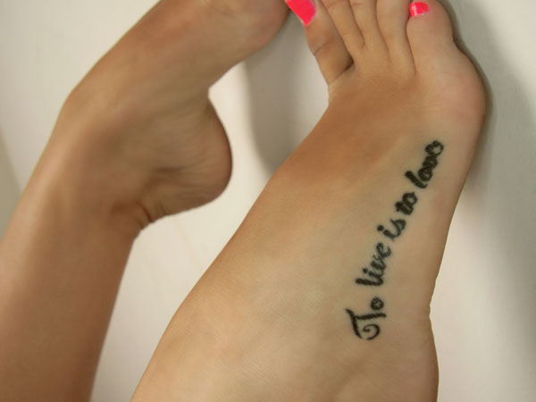 Tatouage De Pied