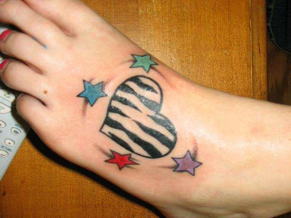 Zebra Print Tattoo