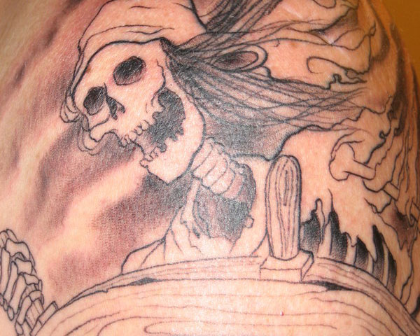 Tatouage de pirate majestueux