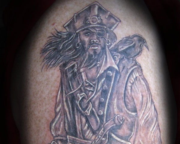 Tatouage de pirate génial