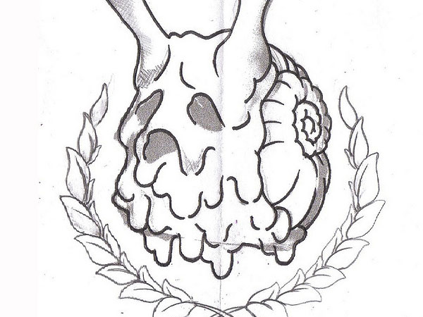 Spooky Tattoo Sketch