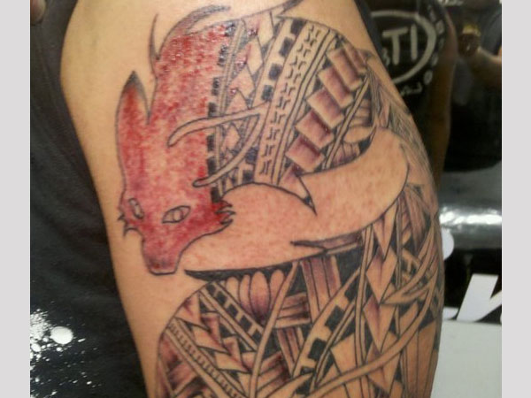 Tribal Fox Tattoo