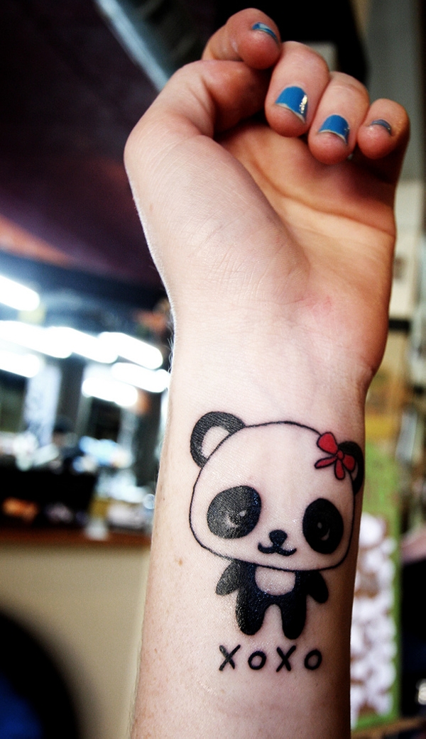 Όμορφο τατουάζ Panda