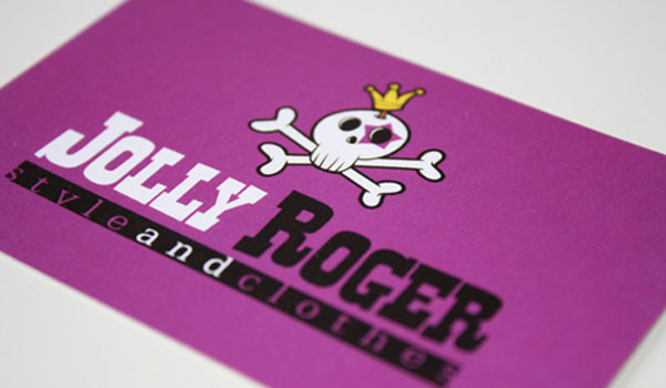 Carte de visite Jolly Roger