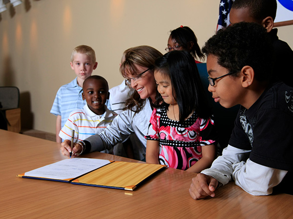 Sarah Palin With Kids