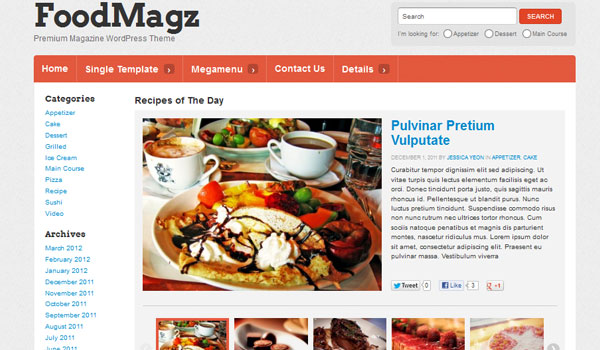 נושא FoodMagz