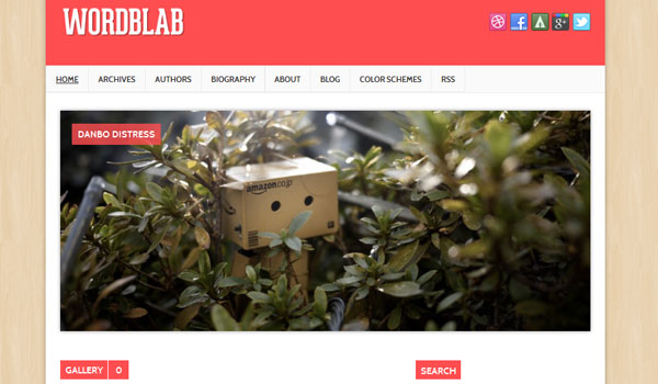 Wordblab Responsive Blogging Theme